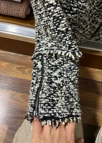 Kadın Gri Midi Streetwear Ceket - Görsel 3