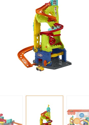 Renkli Çocuk Oyuncak Araba Yarışı Seti - Görsel 6