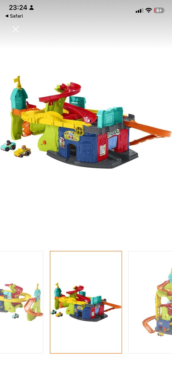 Renkli Çocuk Oyuncak Araba Yarışı Seti - Görsel 5