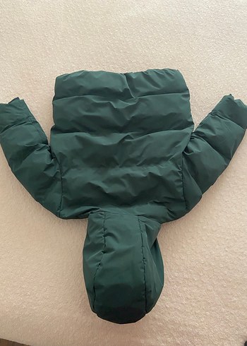 Erkek Çocuk Koyu Yeşil Fermuarlı Mont - Görsel 4