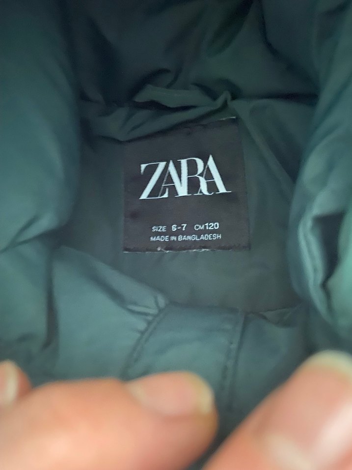 Erkek Çocuk Koyu Yeşil Fermuarlı Mont - Görsel 3