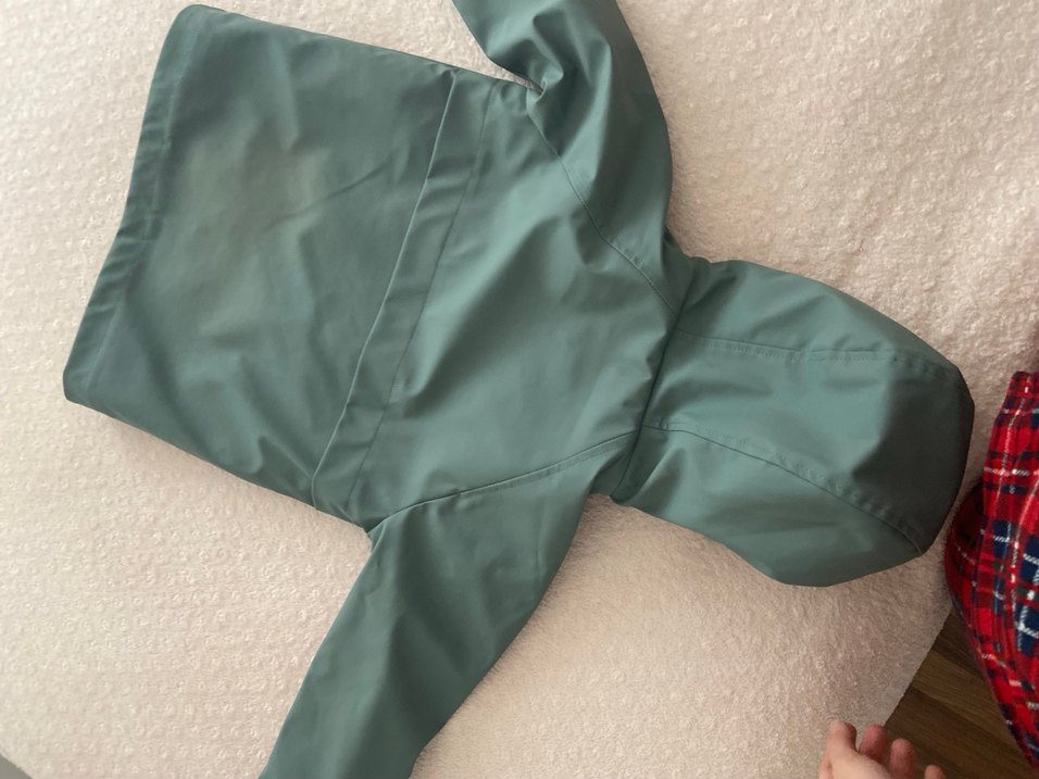 Fermuarlı, uzun kollu, camel hamile ceketi - Görsel 4