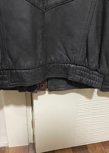 Eskitme Deri Çeket - Görsel 5