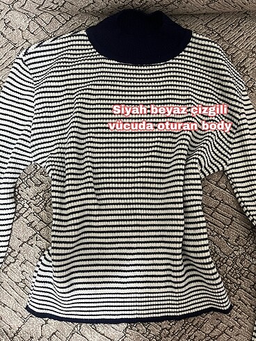 Çizgili body