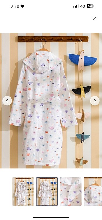 Lc Waikiki Home Lcw Müslin cocuk bornozu