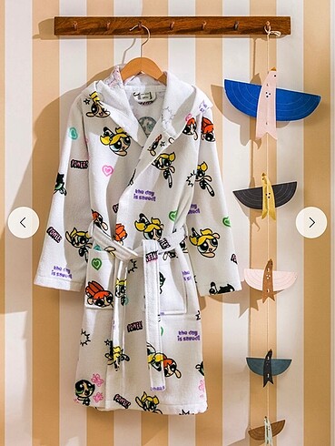Lc Waikiki Home Lcw POWERPUFFGİRLS çocuk bornozu