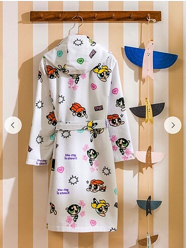 Lcw POWERPUFFGİRLS çocuk bornozu
