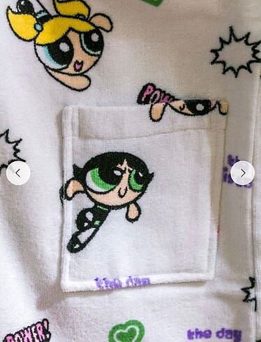 diğer Beden Lcw POWERPUFFGİRLS çocuk bornozu