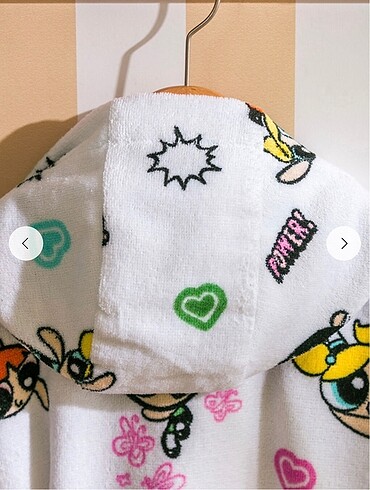 diğer Beden çeşitli Renk Lcw POWERPUFFGİRLS çocuk bornozu
