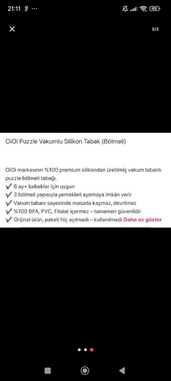 VAKUMLU Bölmeli Çocuk Tabak Seti - Mavi ve Gri - Görsel 3