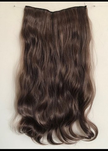 Bej Dalgalı Yarımay Saç Aksesuarı - Görsel 3