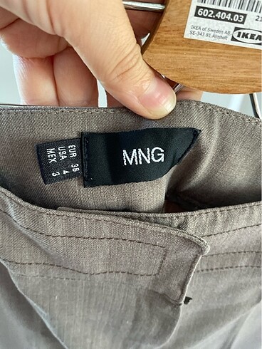 36 Beden Mango ispanyol paça pantolon