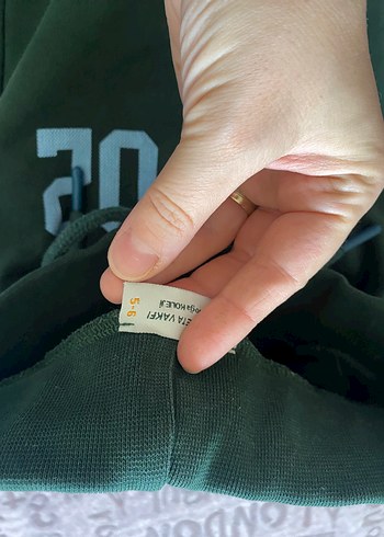 Zara Yeşil çocuk Eşofman Altı doğa koleji