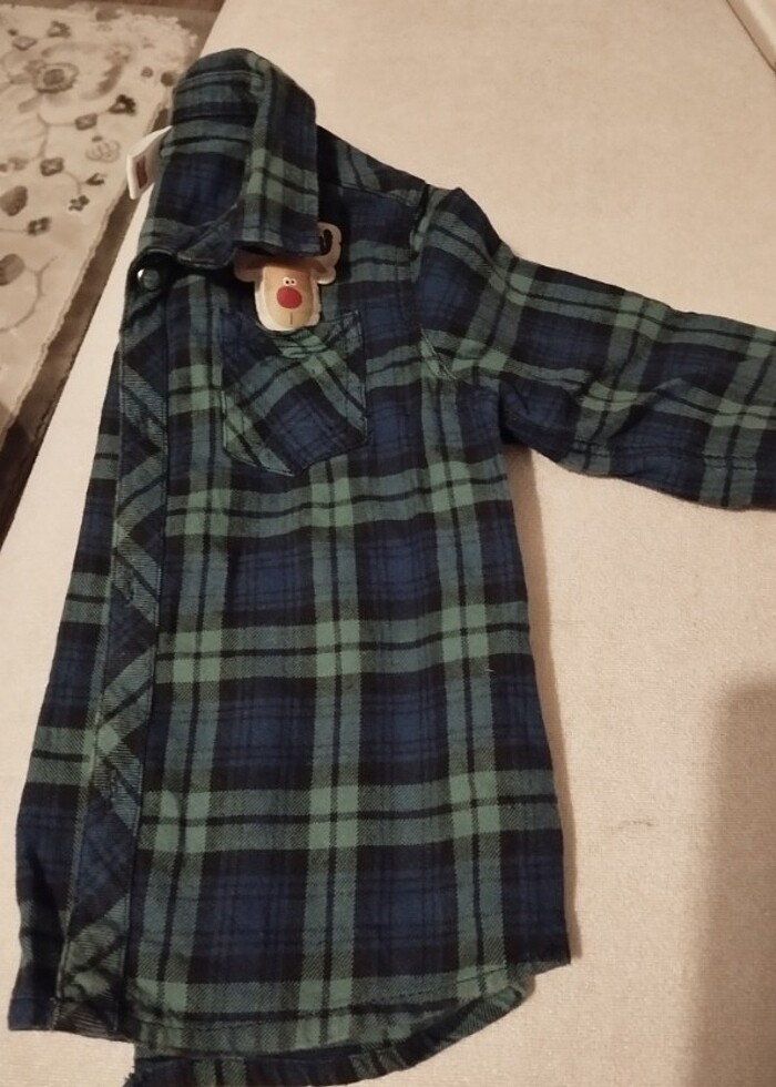 Erkek bebek gömlek  - Görsel 3