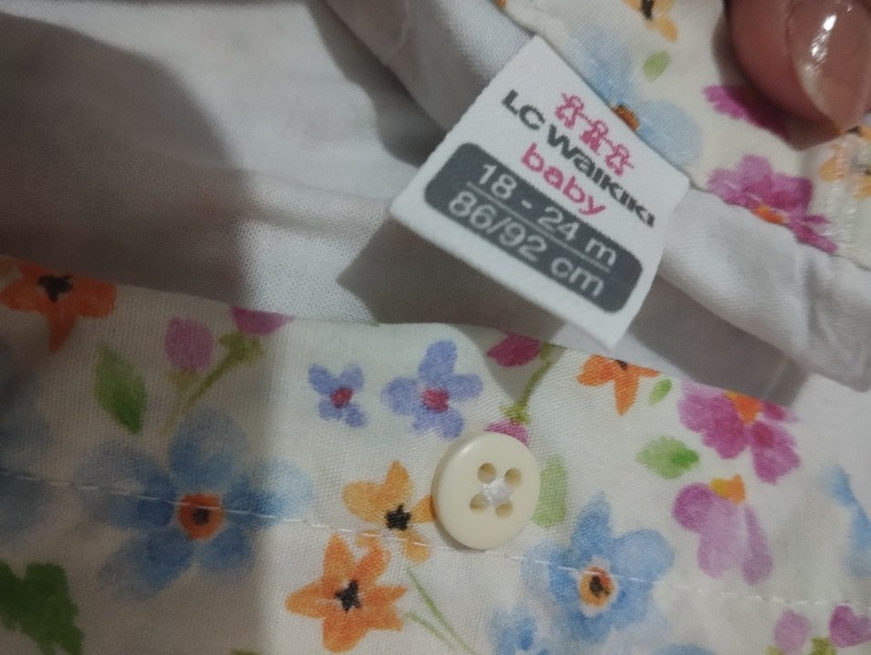 Çiçek Desenli Kız Çocuk Elbisesi - Görsel 2