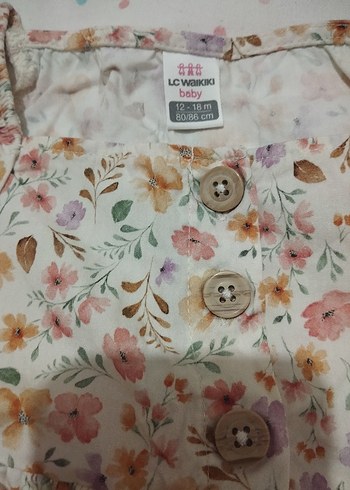 LC Waikiki Lc Waikiki Çiçekli Kız Elbisesi