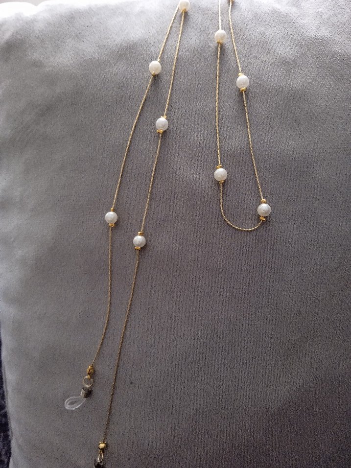 incili Kadın  gözlük zinciri - Görsel 3