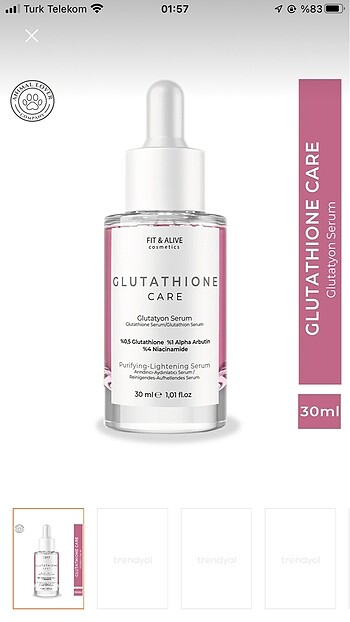 fitalive glutatyon serum