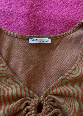 Pull&Near Bohem Örme Uzun Kollu Bağcıklı Bluz - Görsel 2