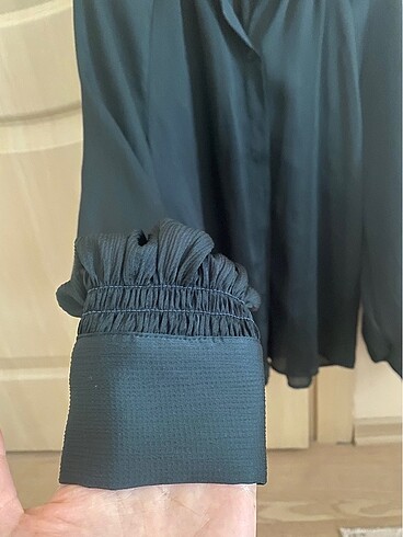 H&M Şifon dökümlü gömlek
