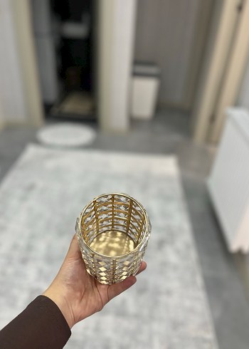 Altın Renkli Kristal fırçalık - Görsel 2