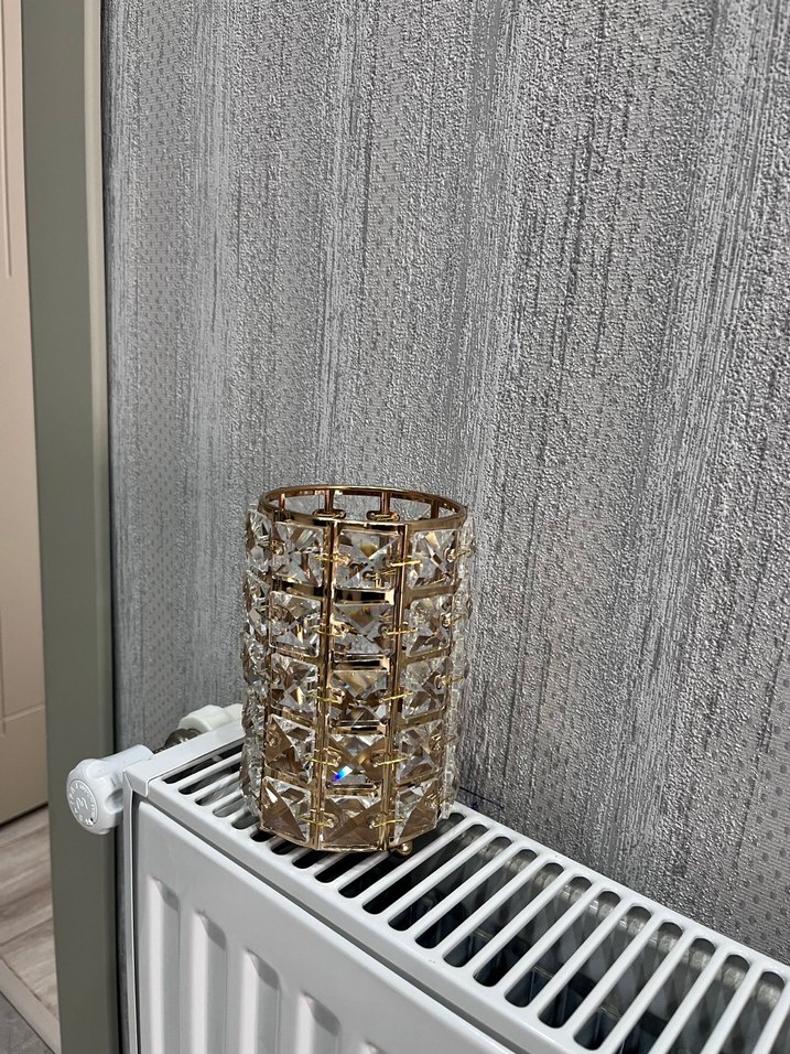 Altın Renkli Kristal fırçalık - Görsel 4