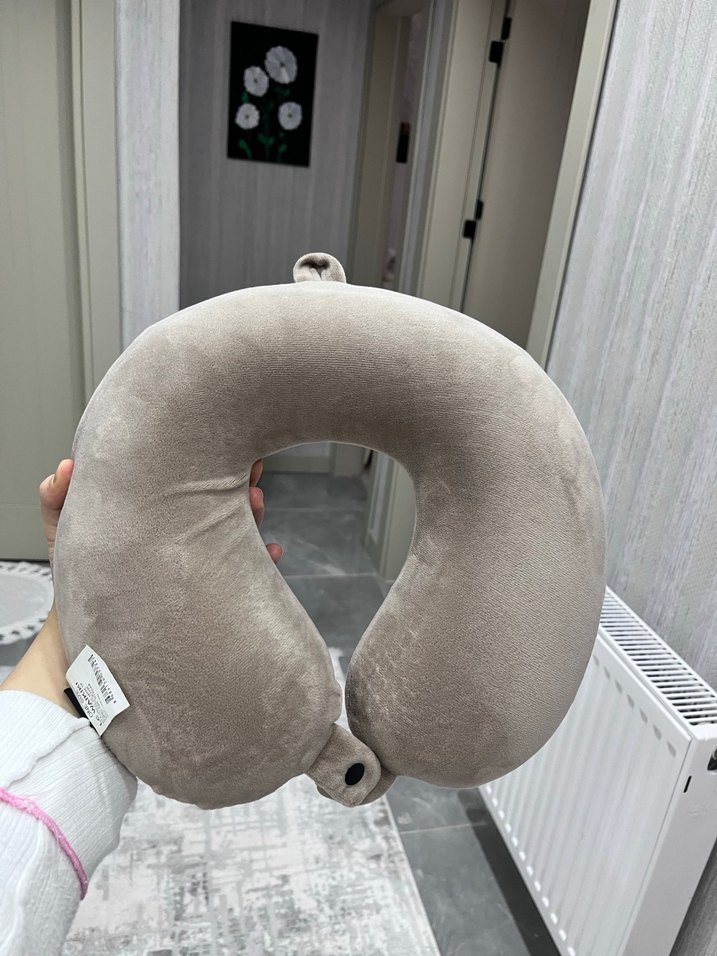 Bej Boyun Destek Yastığı - Görsel 3
