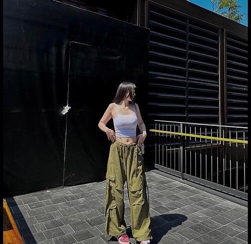 Bağcıklı palaska pantalon