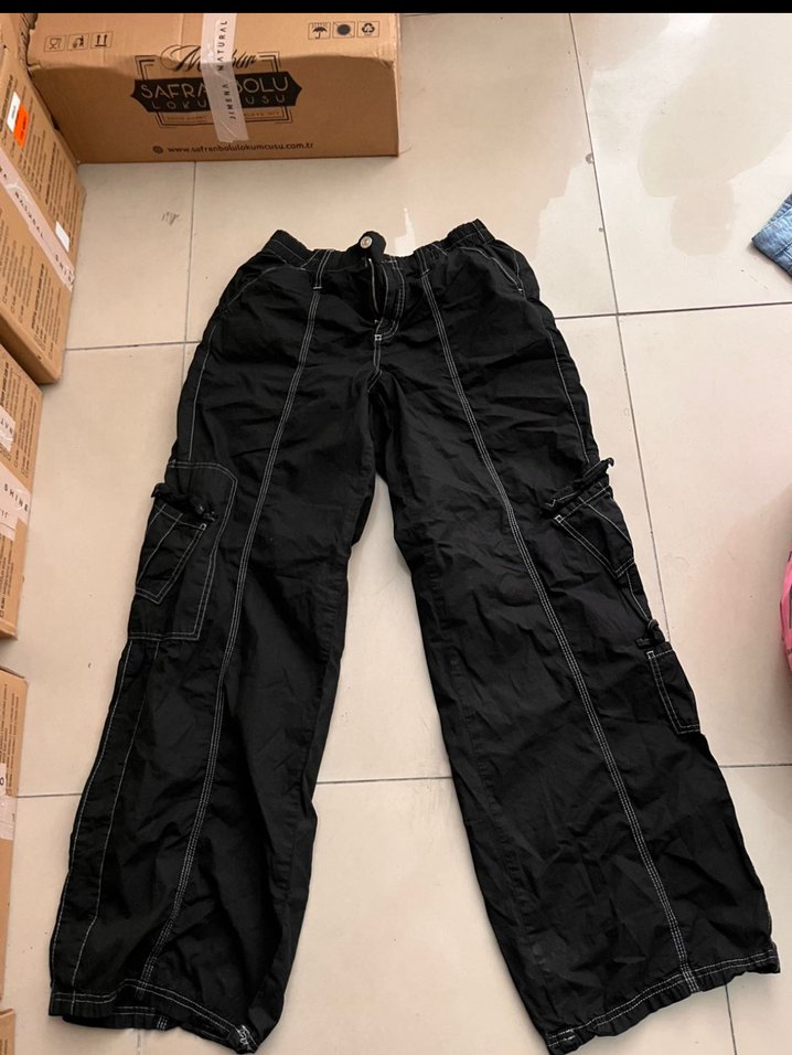 Y 2 K kargo  pantalonon - Görsel 3