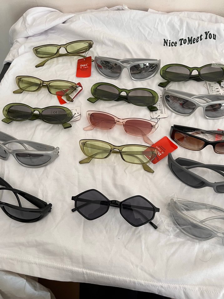 Çok Renkli Bohem Tarz Parisian Güneş Gözlükleri - Görsel 2