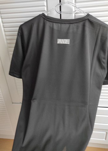 Siyah Erkek Oversize Spor Tişört - Görsel 4