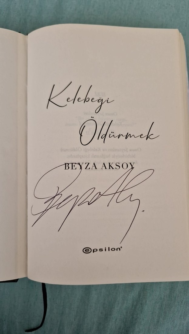 Kelebeği Öldürmek - Beyza Aksoy CİLTLİ İMZALI - Görsel 4