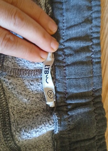 Gri Kadın Spor Denim Eşofman Altı - Görsel 4