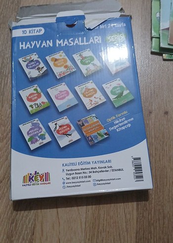 Hayvan Masalları Serisi - 10 Kitap - Görsel 2