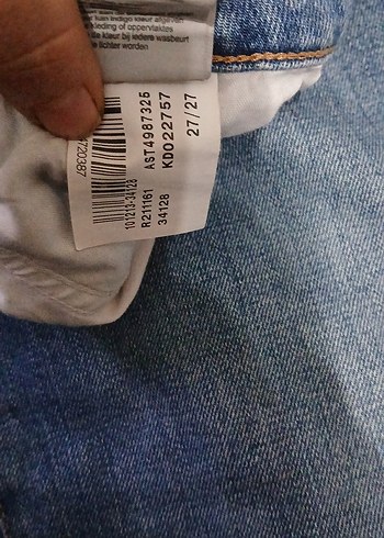 Kadın Mavi Regular Fit Midi Kot Pantolon - Görsel 5