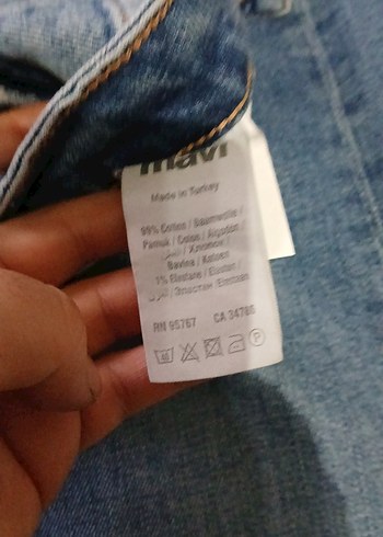 Kadın Mavi Regular Fit Midi Kot Pantolon - Görsel 4