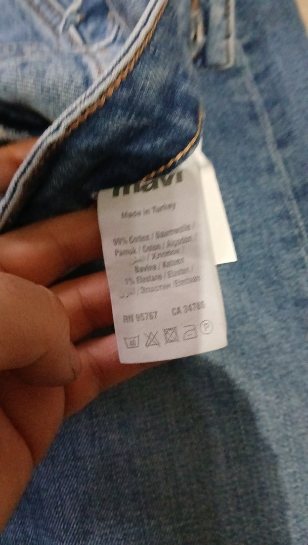 Kadın Mavi Regular Fit Midi Kot Pantolon - Görsel 4