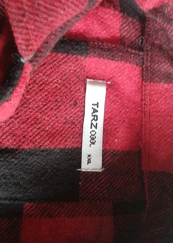 Kırmızı Siyah Kareli Kadın Gömlek - Görsel 3