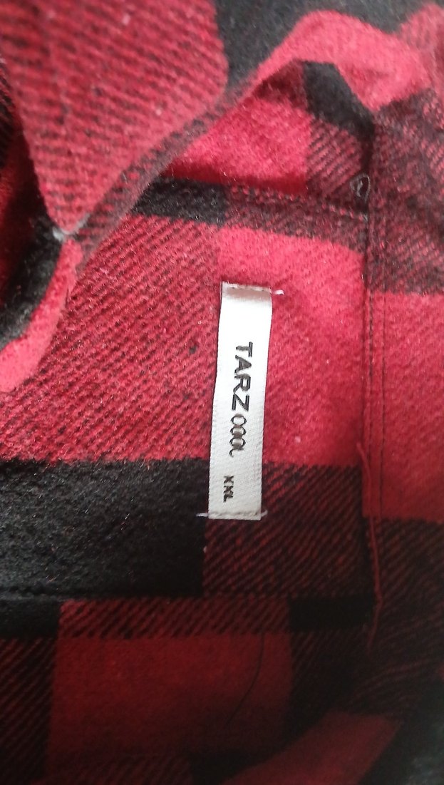 Kırmızı Siyah Kareli Kadın Gömlek - Görsel 3