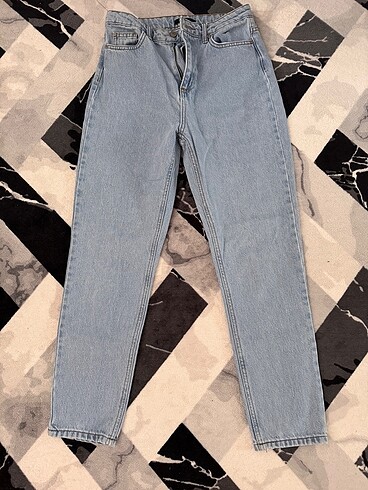 Kadın pantolon mom jeans