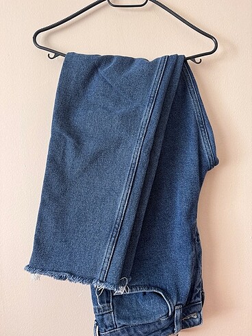 Kadın jeans pantolon uçları püsküllü