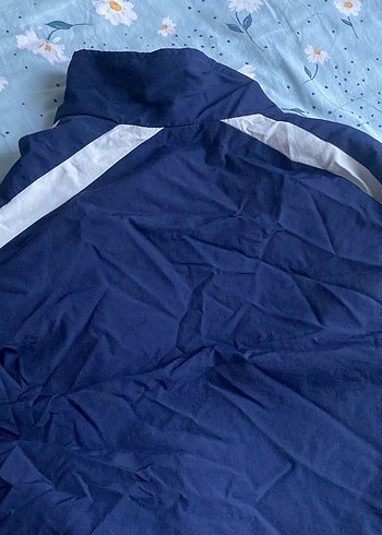 Lacivert Atletik Kesim Kadın Yağmurluk - Görsel 3