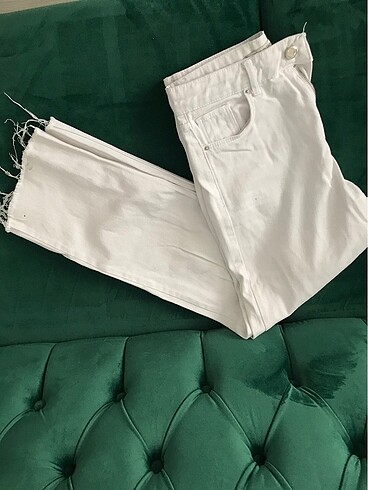Beyaz pantolon jean