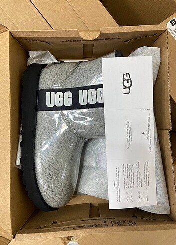 39 Beden gri Renk #UGG CLEAR YENI SEZON BAYAN BOT