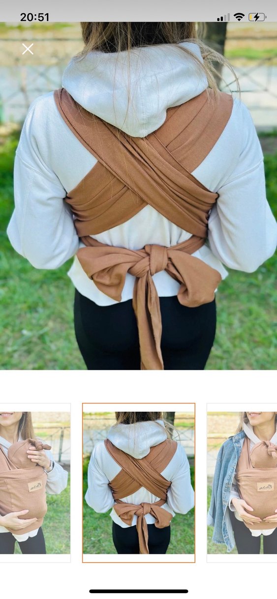 Kanguru sling - Görsel 2