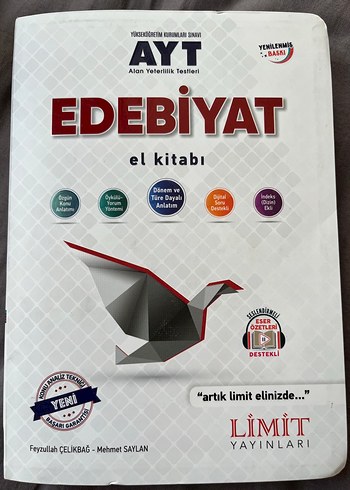 AYT Edebiyat El Kitabı - Limit Yayınları