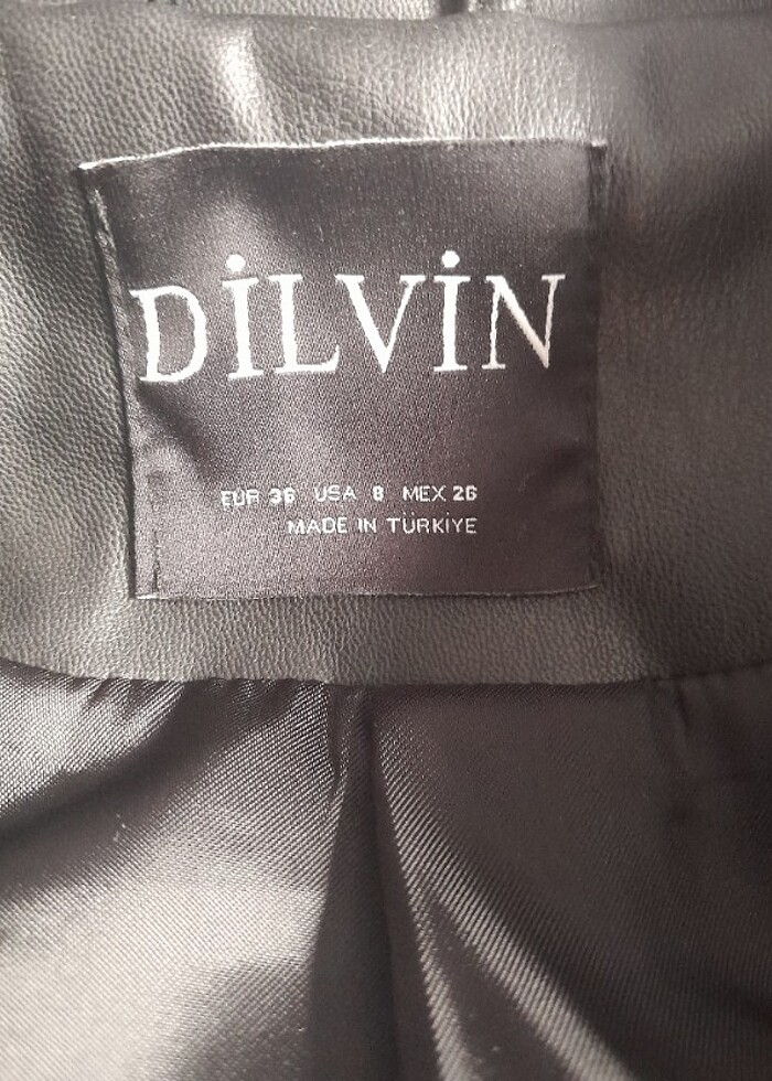 Dilvin deri ceket  - Görsel 2