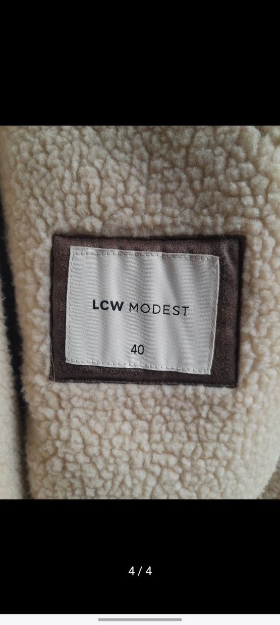 Kahverengi Kürklü Deri Kadın Ceket - Görsel 4