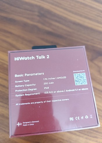 Beden inteya HiWatch Talk 2 Siyah Akıllı Saat