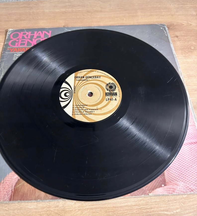 Orhan Gencebay - Yarabbim 33lük Dönem plak - Görsel 3
